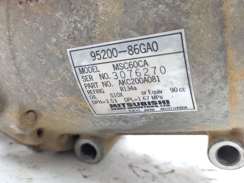Compresor Aire Acondicionado 9520086ga0 Akc200a081 - Suzuki Ignis Ii (mh) 1.5 (rm415) 5