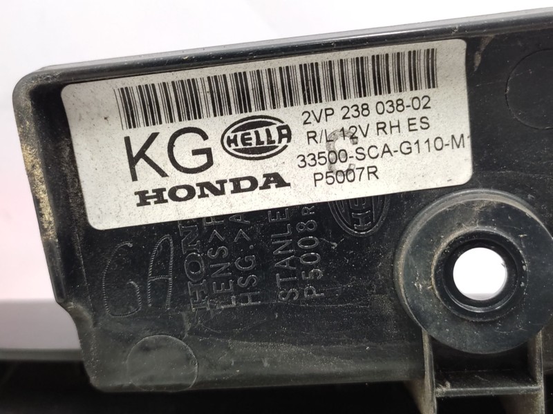 Piloto Trasero Derecho 33500scag110m 33501scae11  - Honda Cr-v Ii (rd_) 2.0 (rd5) 3