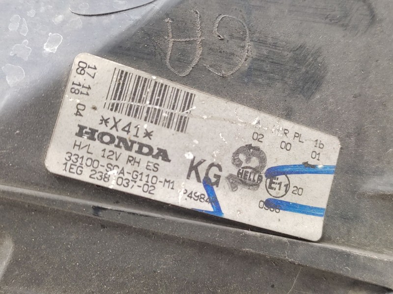 Recambio de faro derecho para honda cr-v ii (rd_) 2.0 (rd5) referencia OEM IAM   