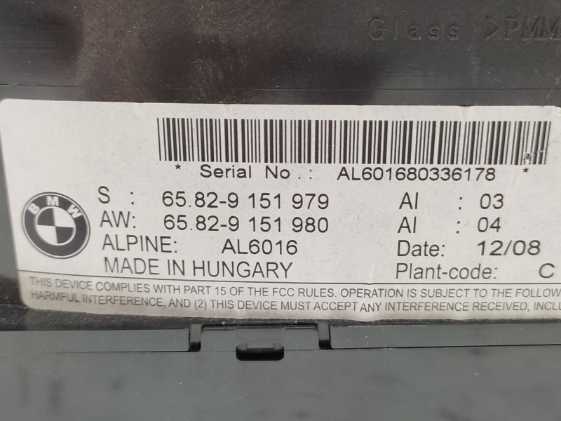 Recambio de cuadro instrumentos para bmw 3 (e90) 320 d referencia OEM IAM   