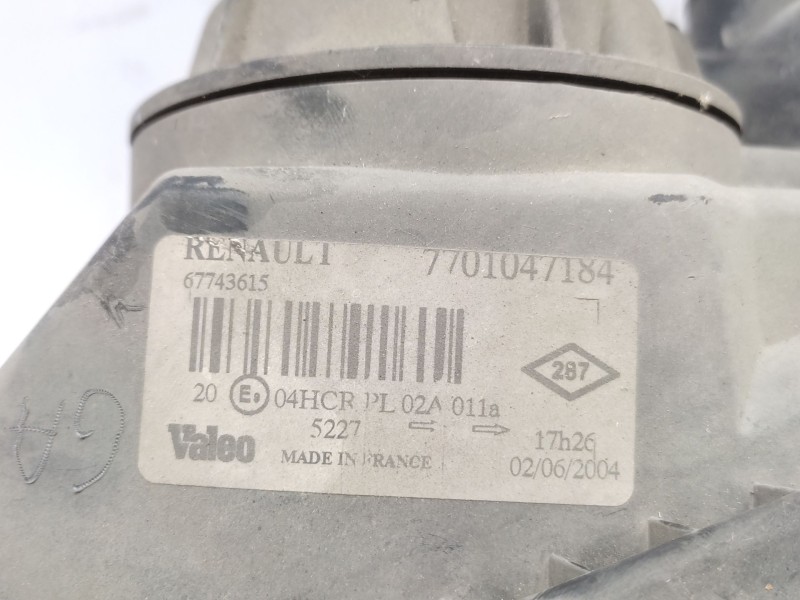 Recambio de faro izquierdo para renault megane i classic (la0/1_) 1.6 16v (la00, la04, la0b, la11, la16, la19, la1j, la1k,... re