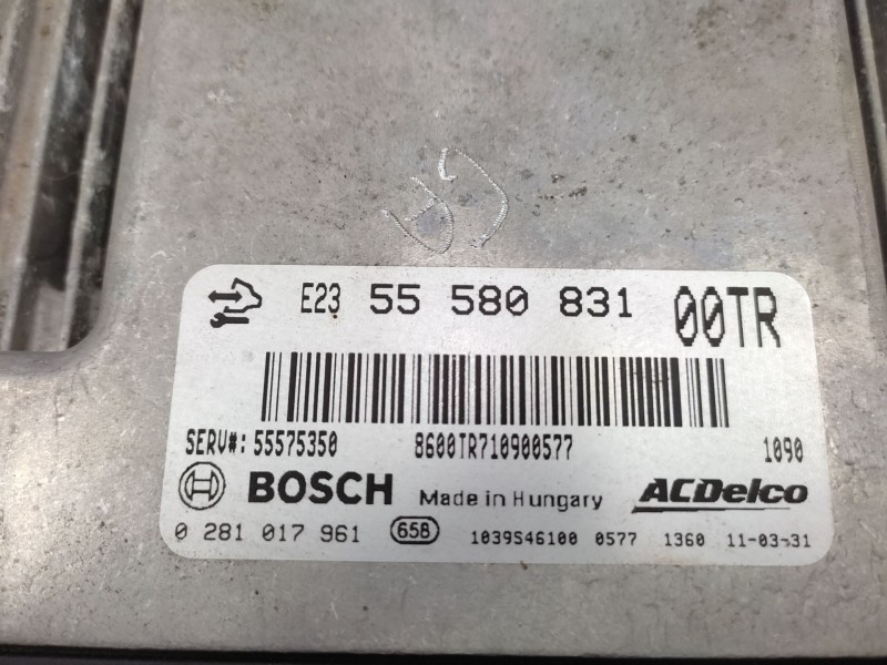Recambio de centralita motor uce para opel corsa d (s07) 1.3 cdti (l08, l68) referencia OEM IAM   