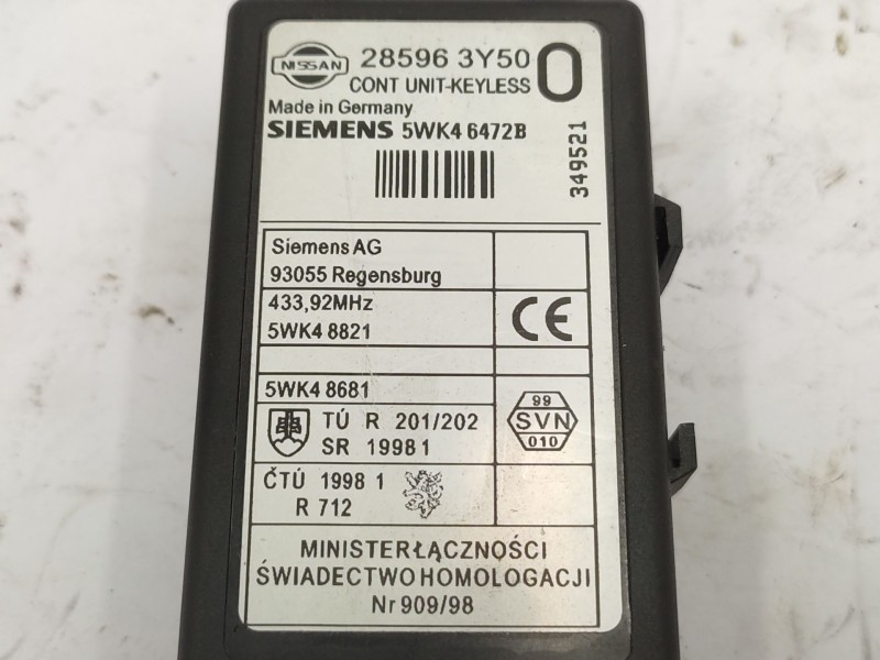 Recambio de modulo electronico para nissan patrol gr v wagon (y61) 3.0 dti referencia OEM IAM   