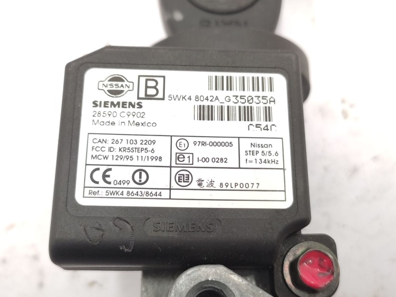 Recambio de conmutador de arranque para nissan patrol gr v wagon (y61) 3.0 dti referencia OEM IAM   