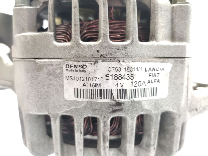Recambio de alternador para fiat 500l (351_, 352_) 1.6 d multijet (199lyd1b) referencia OEM IAM   