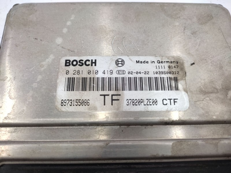 Recambio de centralita motor uce para honda civic berlina 3 (ep1/2) 1.7 cdti cat referencia OEM IAM   