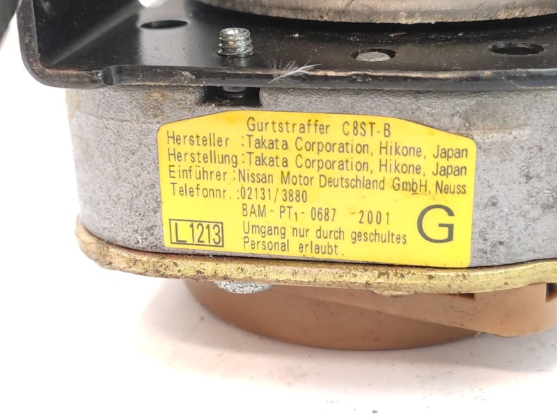 Recambio de cinturon seguridad delantero derecho para nissan patrol gr v wagon (y61) 3.0 dti referencia OEM IAM   