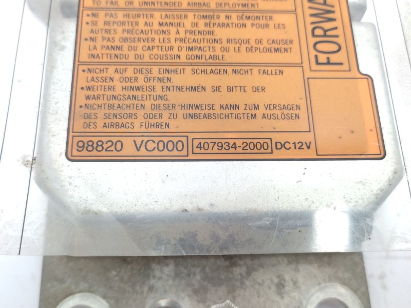 Recambio de centralita airbag para nissan patrol gr v wagon (y61) 3.0 dti referencia OEM IAM   