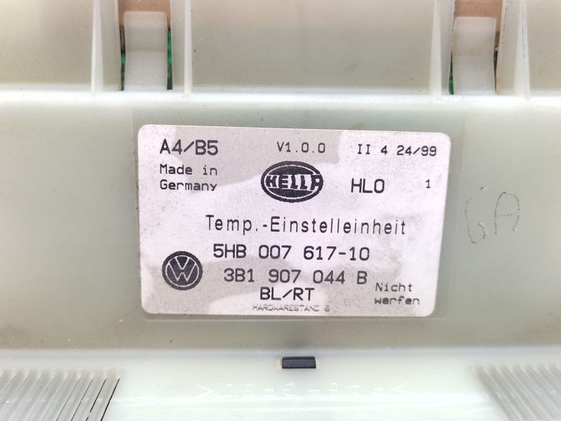 Recambio de mando climatizador para volkswagen passat b5 (3b2) 1.9 tdi referencia OEM IAM  3B1907044C 