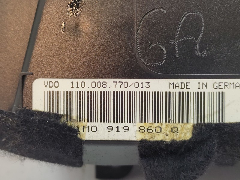 Recambio de cuadro instrumentos para seat toledo ii (1m2) 1.9 tdi referencia OEM IAM   