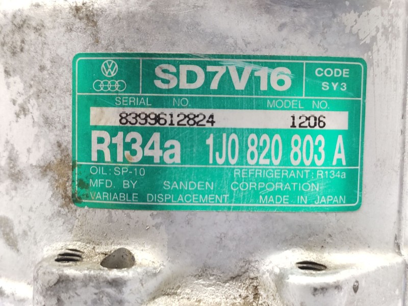 Recambio de compresor aire acondicionado para seat toledo ii (1m2) 1.9 tdi referencia OEM IAM   