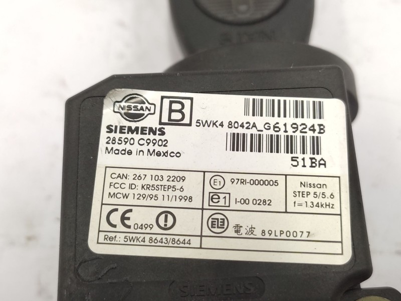 Recambio de conmutador de arranque para nissan patrol gr v wagon (y61) 3.0 dti referencia OEM IAM   