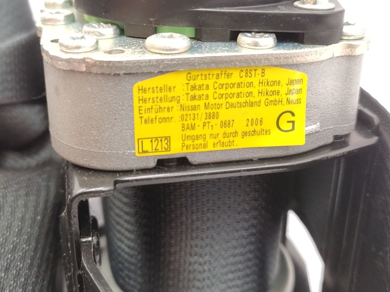 Recambio de cinturon seguridad delantero izquierdo para nissan patrol gr v wagon (y61) 3.0 dti referencia OEM IAM   