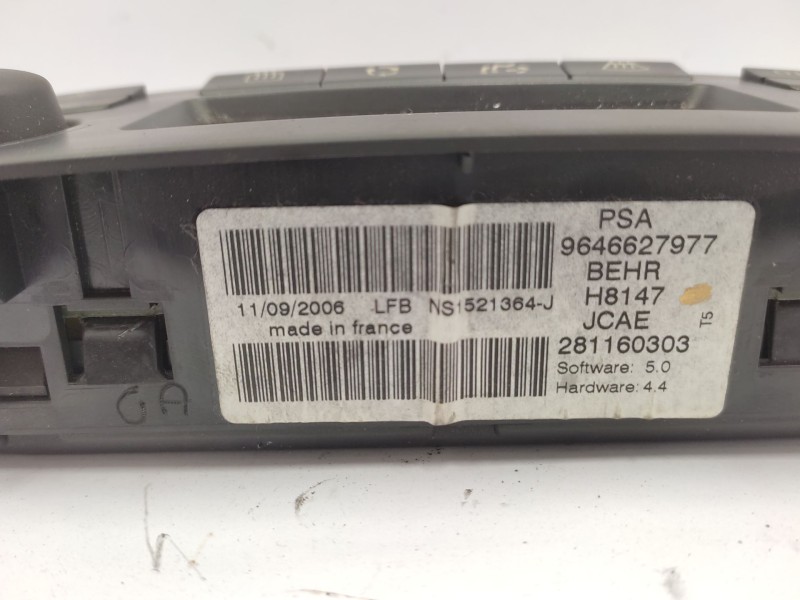 Recambio de mando climatizador para peugeot 307 (3a/c) 1.4 16v referencia OEM IAM   