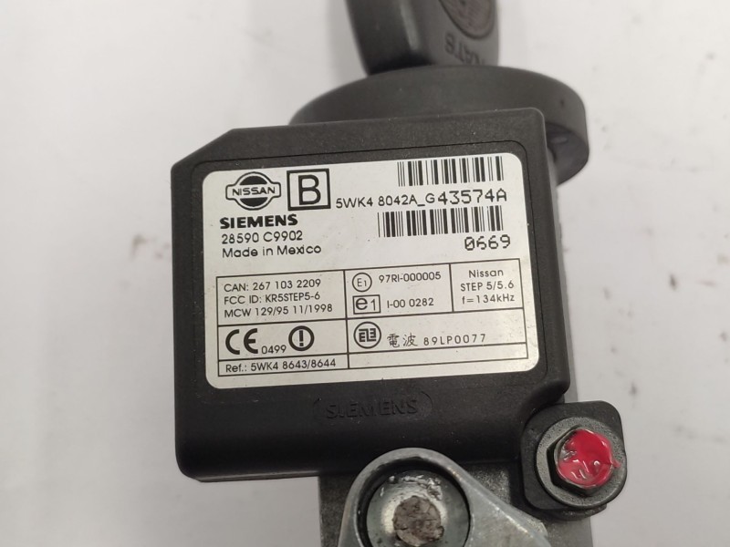 Recambio de conmutador de arranque para nissan patrol gr v wagon (y61) 3.0 dti referencia OEM IAM   