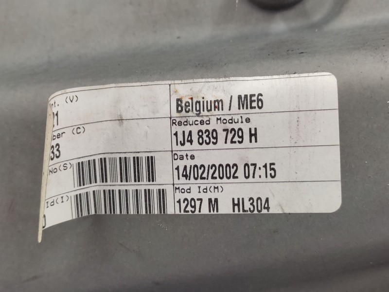 Recambio de elevalunas trasero izquierdo para volkswagen golf iv (1j1) 1.9 tdi referencia OEM IAM   