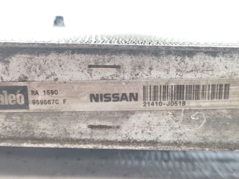 Recambio de radiador agua para nissan qashqai i (j10, nj10) 1.5 dci referencia OEM IAM  21400JD51B 