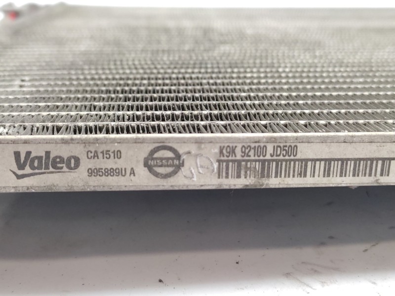 Recambio de condensador / radiador aire acondicionado para nissan qashqai i (j10, nj10) 1.5 dci referencia OEM IAM  92100JD500 