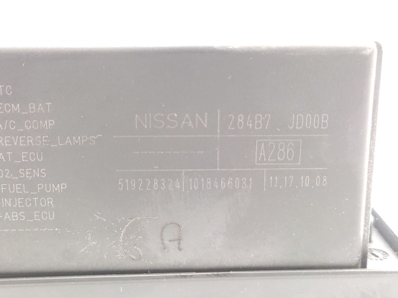 Recambio de caja reles / fusibles para nissan qashqai i (j10, nj10) 1.5 dci referencia OEM IAM   
