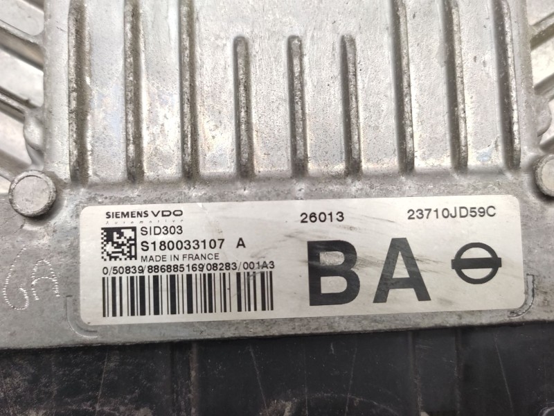 Recambio de centralita motor uce para nissan qashqai i (j10, nj10) 1.5 dci referencia OEM IAM   