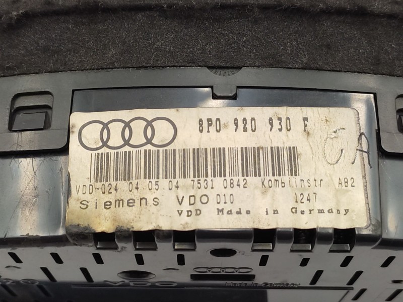 Recambio de cuadro instrumentos para audi a3 (8p1) 2.0 tdi 16v referencia OEM IAM  8P0920930FX 