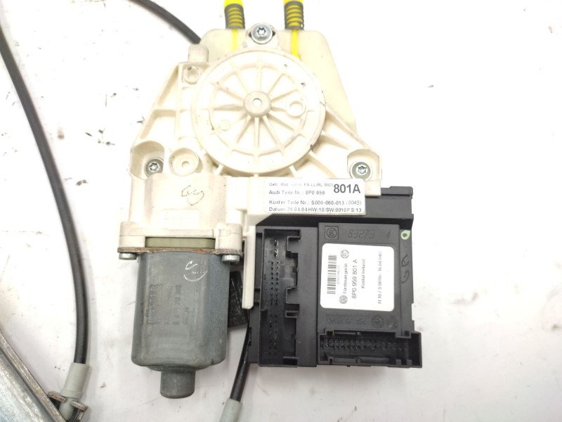 Recambio de elevalunas delantero izquierdo para audi a3 (8p1) 2.0 tdi 16v referencia OEM IAM  8P3837461C 