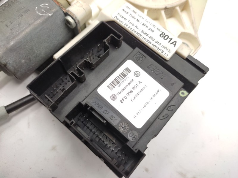 Recambio de elevalunas delantero izquierdo para audi a3 (8p1) 2.0 tdi 16v referencia OEM IAM  8P3837461C 