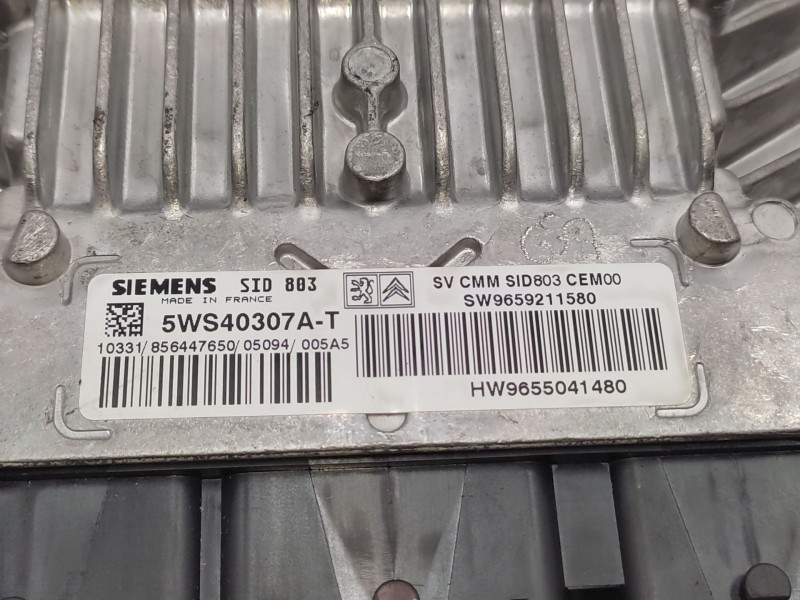 Recambio de centralita motor uce para citroën c5 ii (rc_) 2.0 hdi (rcrhrh) referencia OEM IAM   
