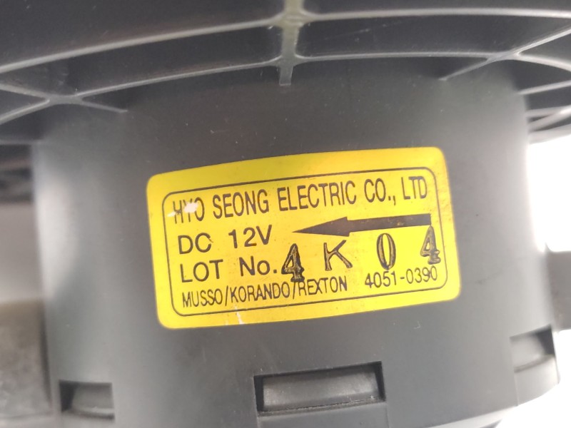 Recambio de motor calefaccion para ssangyong korando (kj) 2.9 td referencia OEM IAM   