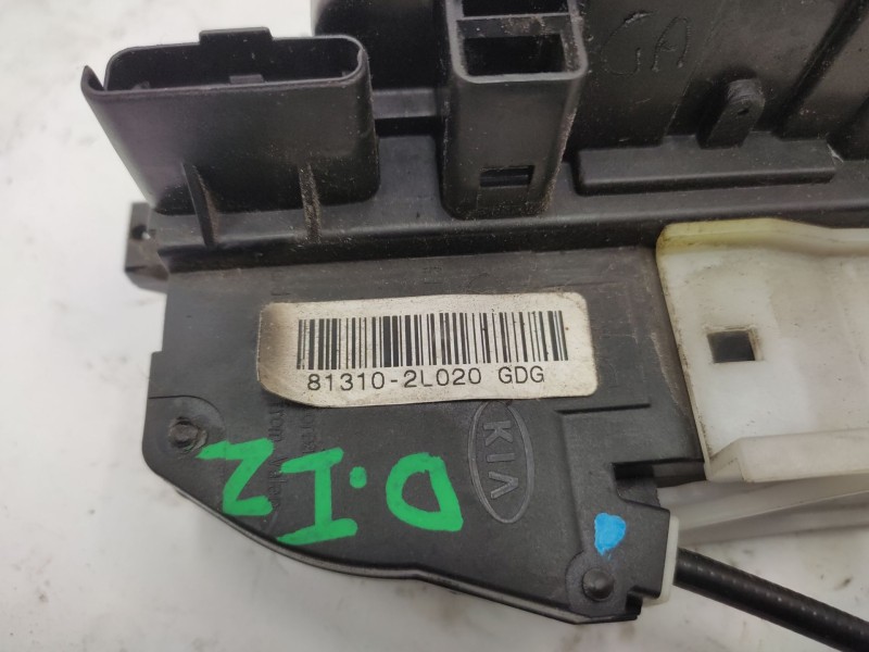 Recambio de cerradura puerta delantera izquierda para hyundai i30 (fd) 1.6 crdi referencia OEM IAM  813102L020 