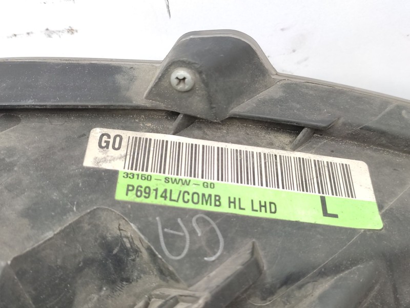 Recambio de faro izquierdo para honda cr-v iii (re_) 2.2 i-ctdi 4wd (re6) referencia OEM IAM   