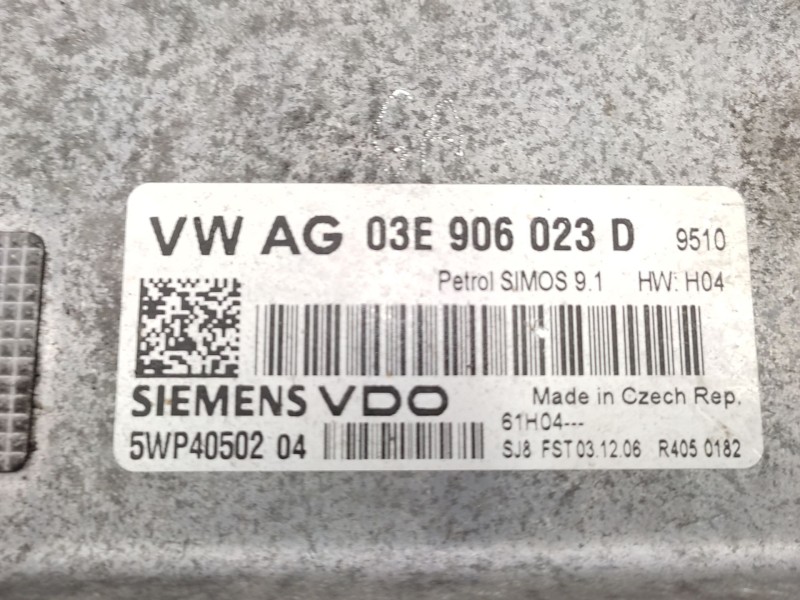 Recambio de centralita motor uce para seat ibiza iii (6l1) 1.2 12v referencia OEM IAM   