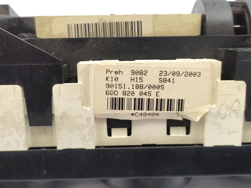 Recambio de mando calefaccion / aire acondicionado para volkswagen polo iv (9n_, 9a_) 1.9 sdi referencia OEM IAM   