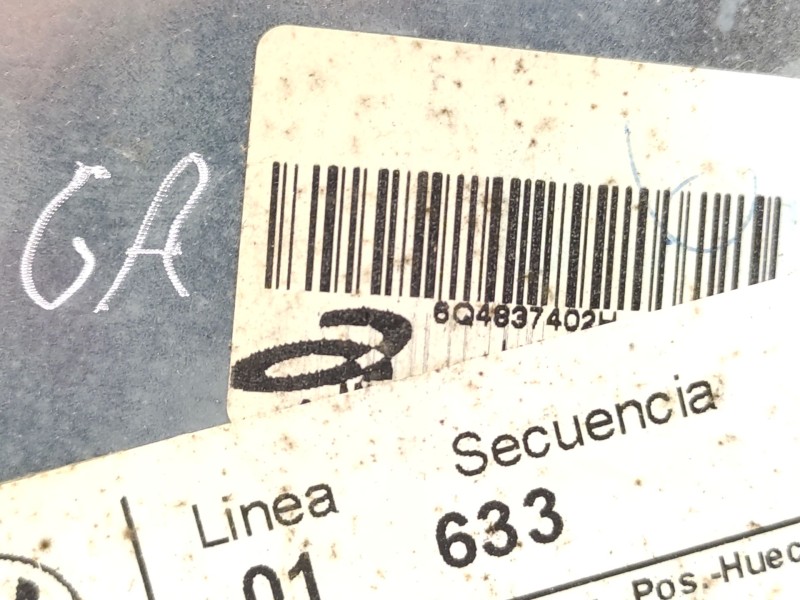 Recambio de elevalunas delantero derecho para volkswagen polo iv (9n_, 9a_) 1.9 sdi referencia OEM IAM  6Q4837462J 