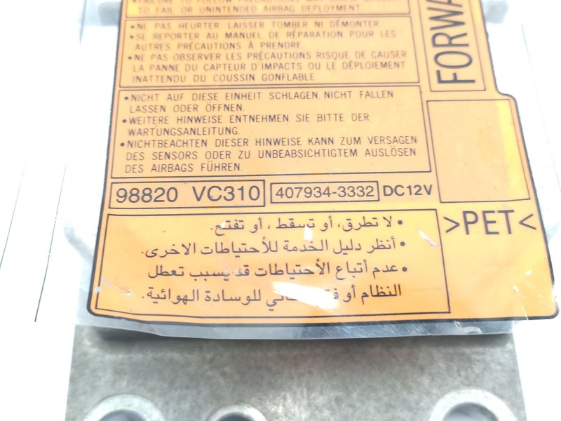 Recambio de centralita airbag para nissan patrol gr v wagon (y61) 3.0 dti referencia OEM IAM   