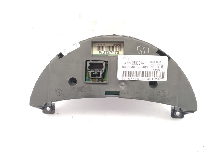 Recambio de cuadro instrumentos para citroën c8 (ea_, eb_) 2.0 hdi referencia OEM IAM  610583 