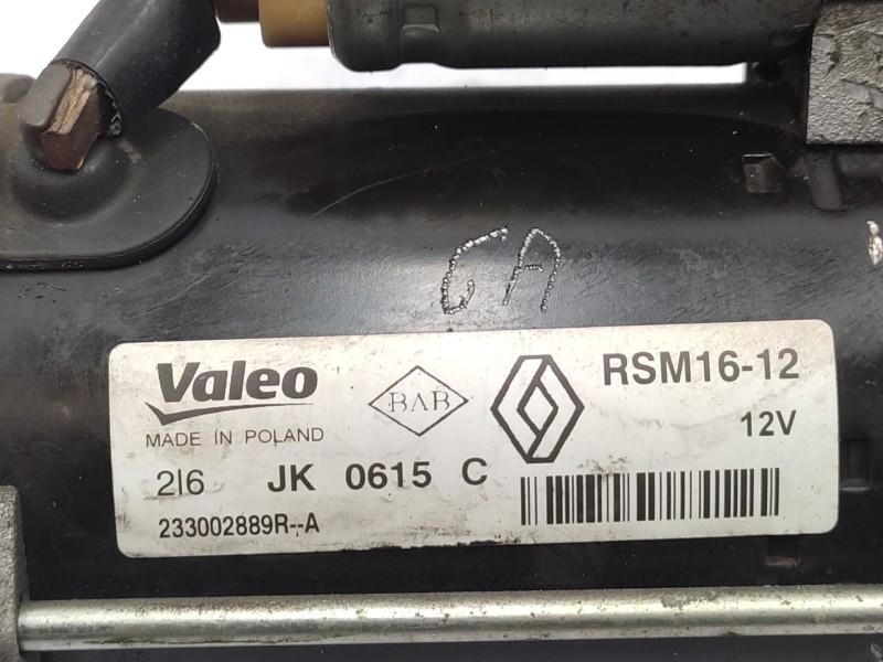 Recambio de motor arranque para renault trafic iii furgoneta (fg_) 1.6 dci 145 (fgmg) referencia OEM IAM   