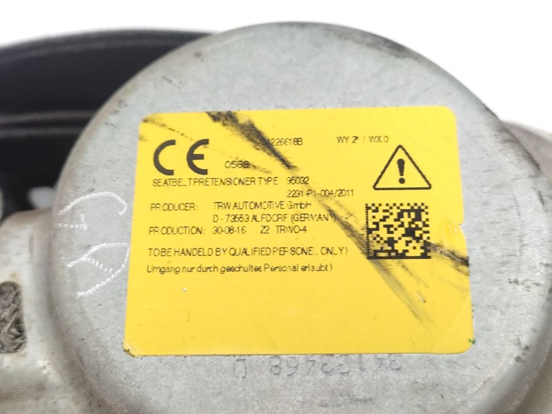Recambio de cinturon seguridad delantero izquierdo para renault trafic iii furgoneta (fg_) 1.6 dci 145 (fgmg) referencia OEM IAM