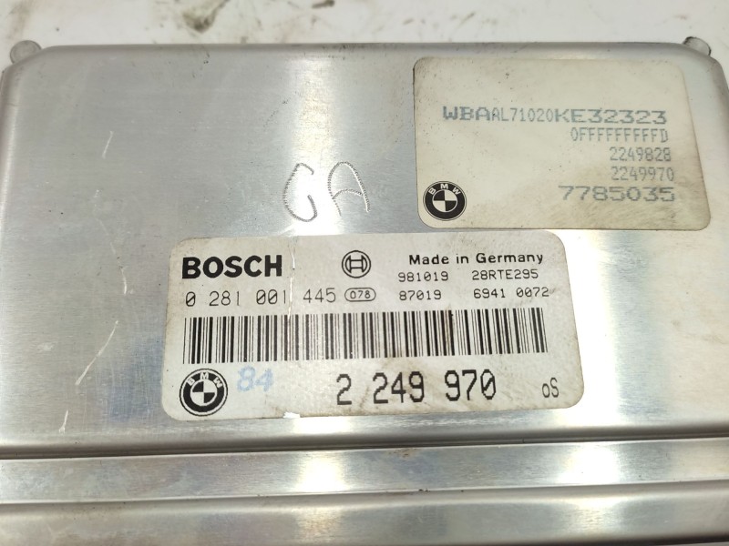 Recambio de centralita motor uce para bmw 3 (e46) 320 d referencia OEM IAM   