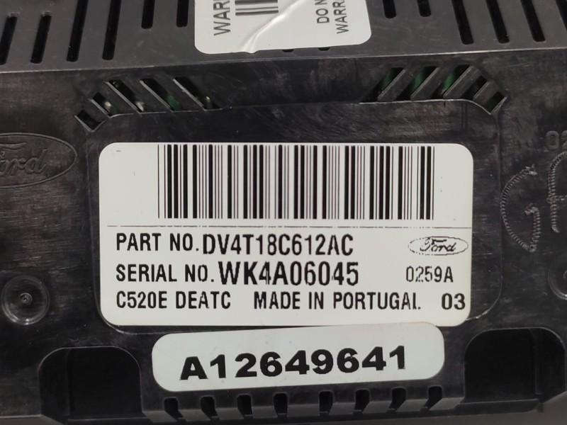 Recambio de mando climatizador para ford kuga (cbs) titanium referencia OEM IAM   