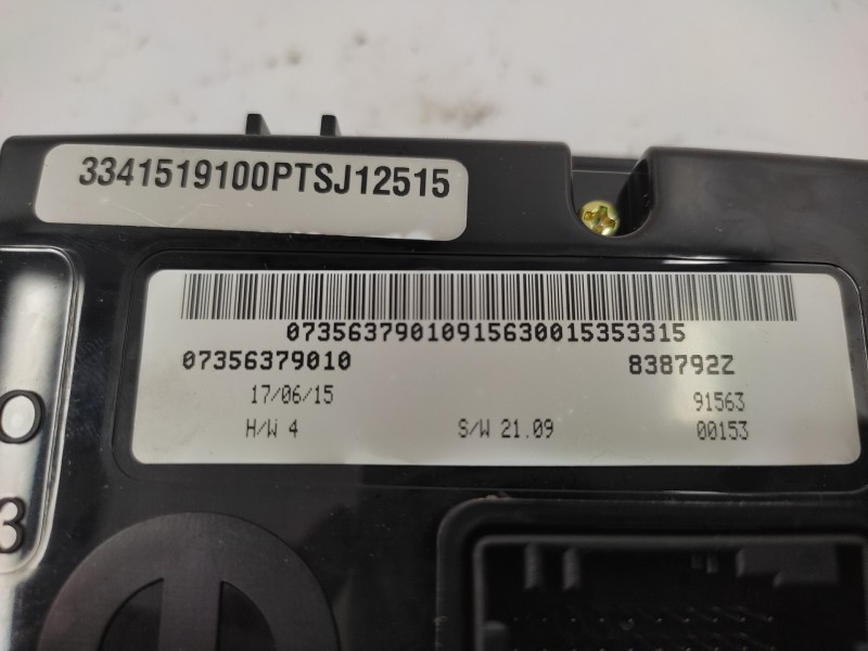 Mando Calefaccion / Aire Acondicionado 735637901 07356379010  - Fiat 500 X (334) City Cross 8