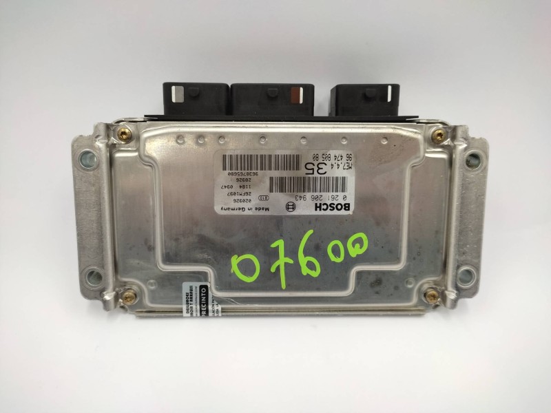 Centralita Motor Uce 9647480580 0261206943 - Peugeot 307 (s1) Xs 8