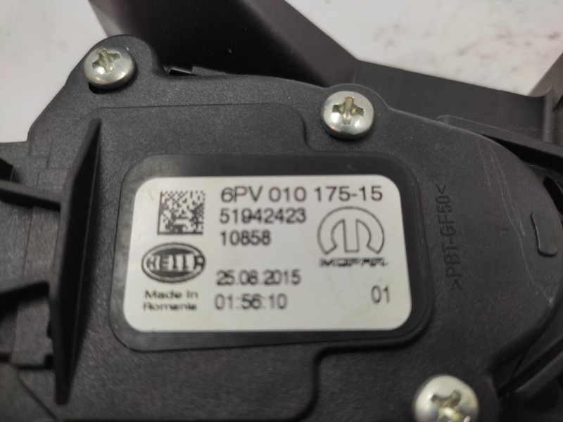 Pedal Acelerador 51942423 6pv01017515 52191461 - Fiat 500 X (334) City Cross 3