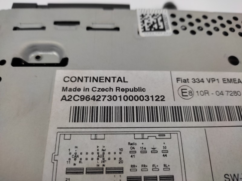 Sistema Audio / Radio Cd 735637913 07356051060  - Fiat 500 X (334) City Cross 2