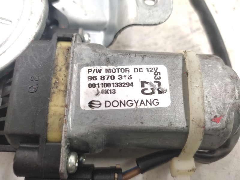 Elevalunas Delantero Izquierdo 96870316 001100133294  - Chevrolet Aveo Ls 2