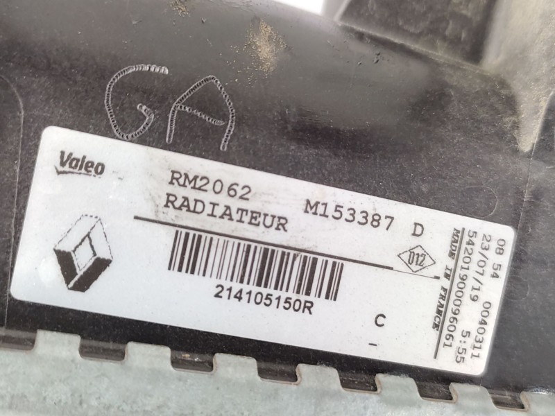 Radiador Agua 214105150r  - Renault Scenic Iii Grand Dynamique 2