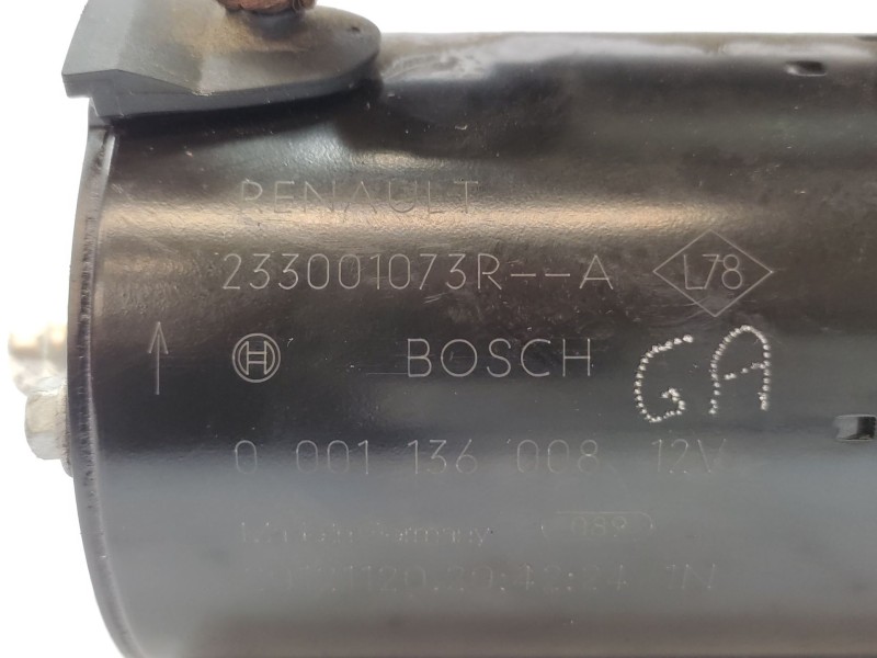 Recambio de motor arranque para renault scenic iii grand dynamique referencia OEM IAM 233001073R 233001412R 0001136008