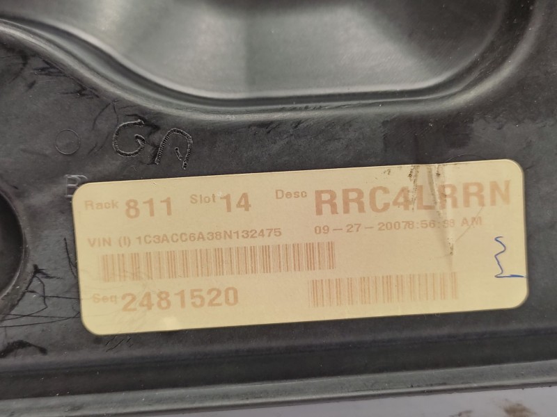 Elevalunas Trasero Derecho 68021430aa  - Chrysler Sebring (js) 2.0 Crd 3