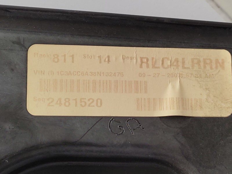 Elevalunas Trasero Izquierdo 68021431aa  - Chrysler Sebring (js) 2.0 Crd 3