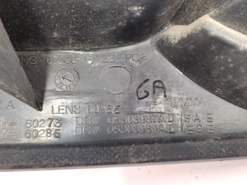 Piloto Trasero Izquierdo 5303989ad  - Chrysler Sebring (js) 2.0 Crd 3